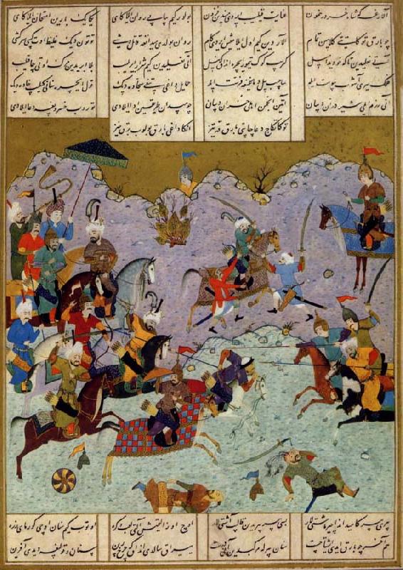 Ali She Nawat Alexander defeats Darius,an allegory of Shah Tahmasp-s defeat of the Uzbeks in 1526 Germany oil painting art